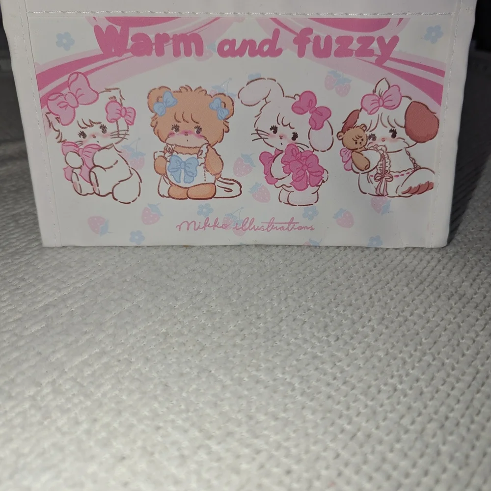 Kids Pink‎ and White Pouch